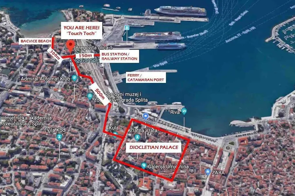 Apartament Brand New 1Br Near Central Station, Old Town, Beach - 3 Minute Walking Split